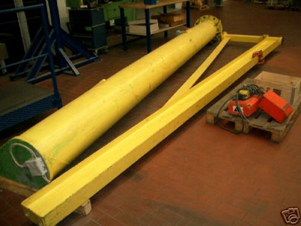 Säulenschwenkkran Vetter / 1,0t bei 5m Auslage / Vetter E-Kettenzug 1000kg / VERKAUFT!