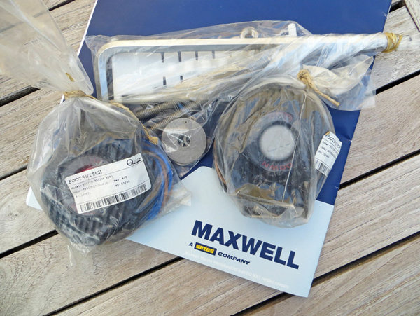 Ankerwinde NEU / MAXWELL HRC 8 / 12V / Für 14mm Tau und 8mm Kette / VERKAUFT