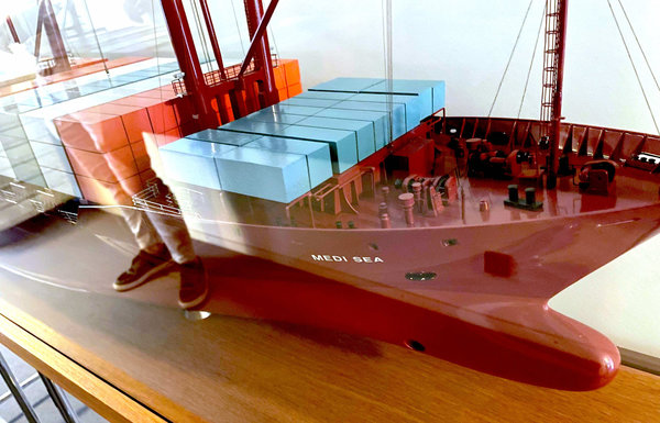 Reederei Schiffsmodell "MS Medi Sea"