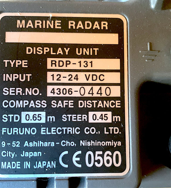 FURUNO RDP 131 + RDP 138 / Radardisplay und Videoplotter